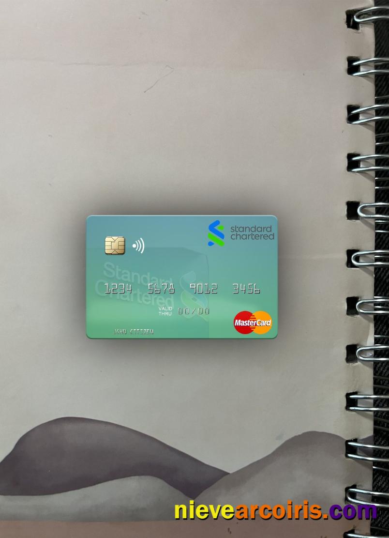 Zimbabwe Standard Chartered mastercard photolook